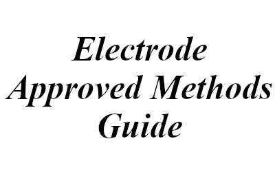 Electrode Approved Methods Guide